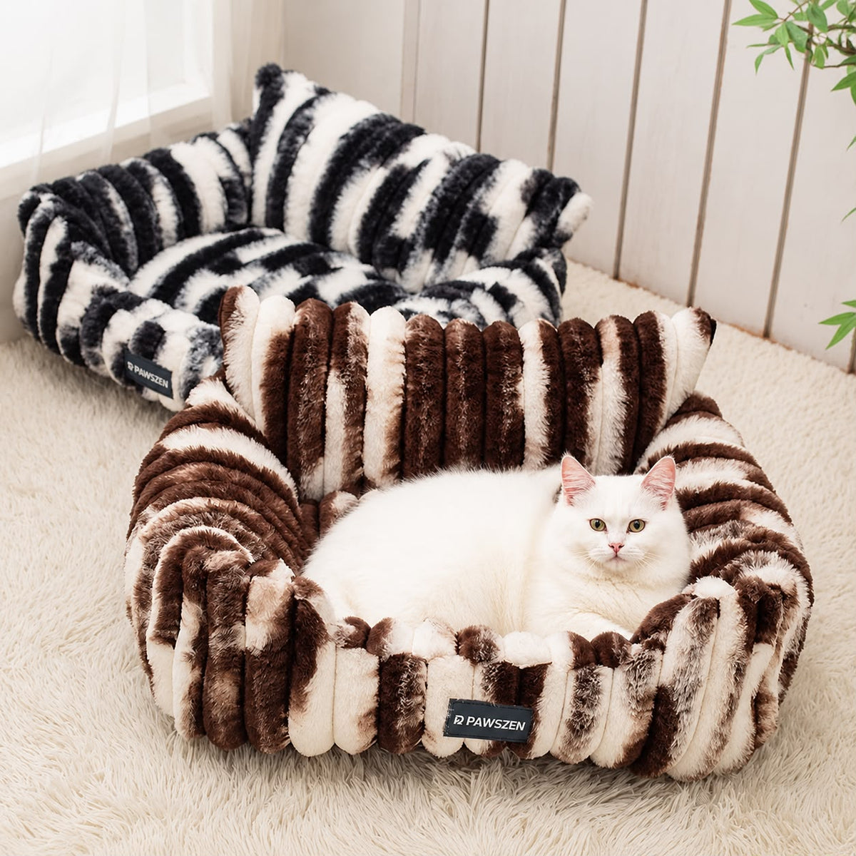 ThePetMarket Plush Pet Bed For Our Fluffy Friends